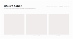 Desktop Screenshot of hollysdance.com